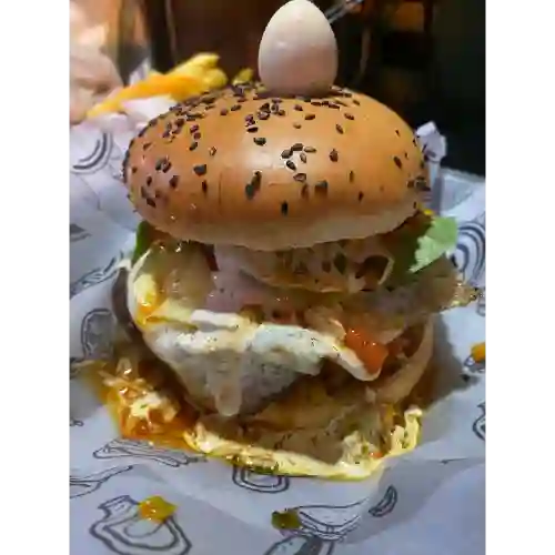 Hamburguesa Bistec a Caballo