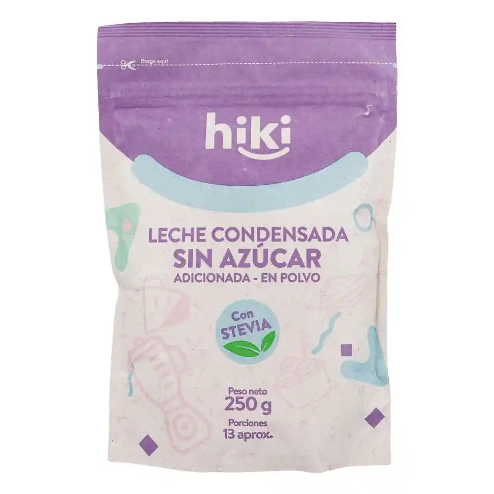 Leche Condensad Polvo S/Azucar Hiki 250 Gr