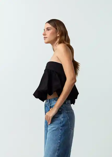 Camisa Agustina Mujer Negro Puro Ultra Oscuro T S 412G311 Naf Naf