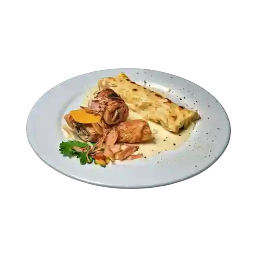 Pollo Relleno con Canelloni