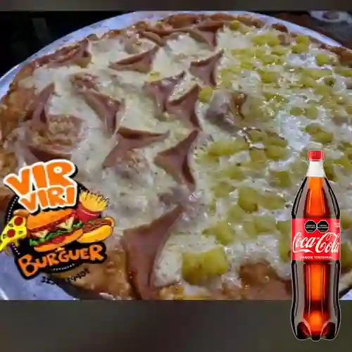 Combo Pizza Hawaiana 30 Cm + Coca Cola Original 1.5 l