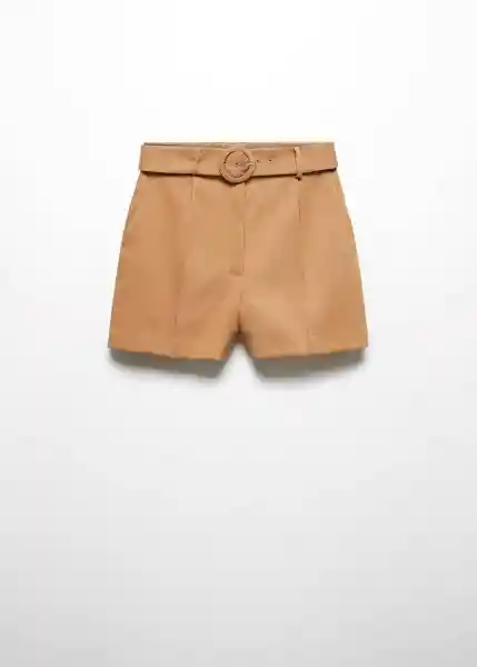 Short Manu Camel Talla XS Mujer Mango