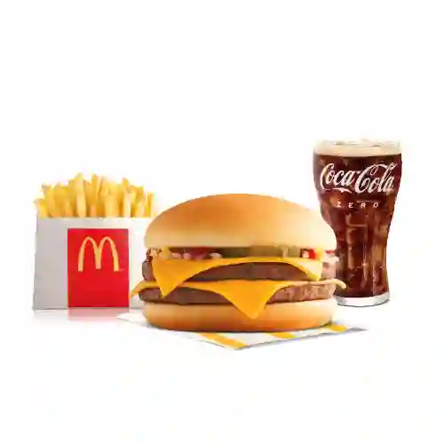 McCombo pequeño Doble Hamburguesa con Queso