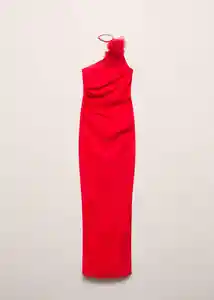 Vestido Milano Rojo Talla L Mujer Mango