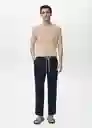Pantalón Romelino Navy Talla 46 Hombre Mango