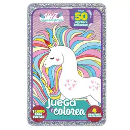 Disney Libro Unicornios Juega y Colorea