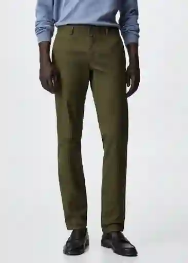 Pantalón Barna Caza Talla 46 Hombre Mango