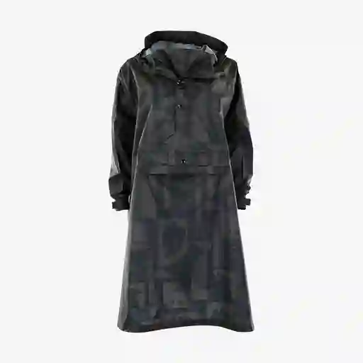 Rainkiss Poncho Black to Black Negro