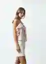 Camisa Mujer Rosa Nude Medio M 411G373 Naf Naf