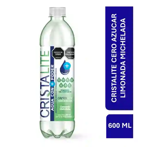 Agua Funcional Cristalite Limonada Michelada 600 mL