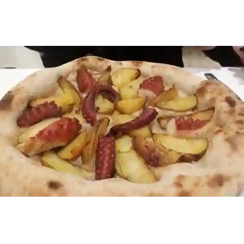 Pizza con Pulpo (Pequeña)