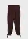 Pantalón Odalisca Chocolate Talla 40 Mujer Mango