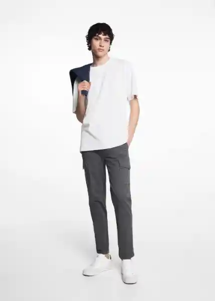 Camiseta Uva6 Blanco Talla 21 Niño Mango