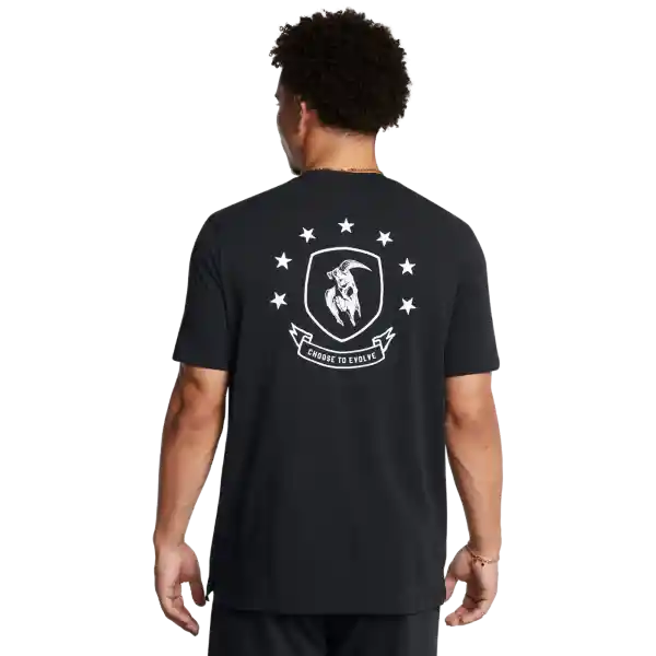 Under Armour Camiseta Boh Para Hombre Negro Talla LG