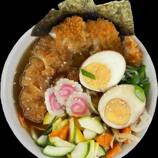 Ramen de pollo apanado