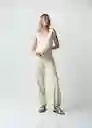 Pantalón Nina Mujer Crudo Crema Claro T 12 032G382 Naf Naf