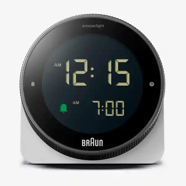 Braun Reloj Despetador Táctil Blanco