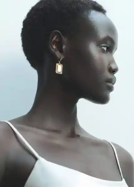 Pendientes Sonia Oro Talla 99 Mujer Mango