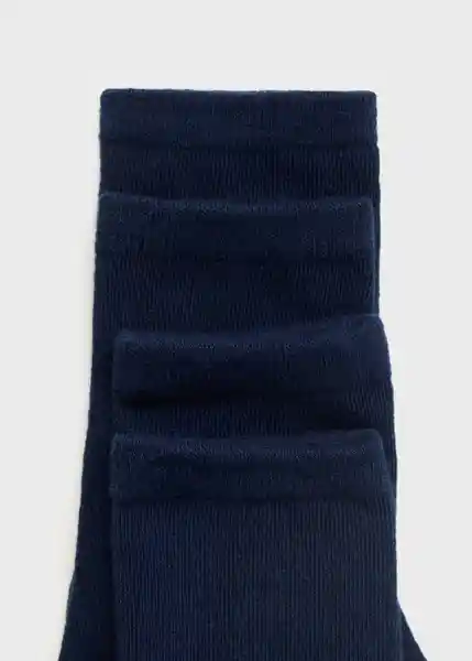 Calcetines Solid Navy Talla 20 Niños Mango
