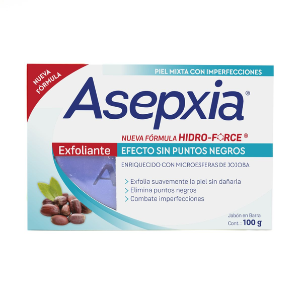 Asepxia Jabón Facial en Barra Exfoliante 100 g