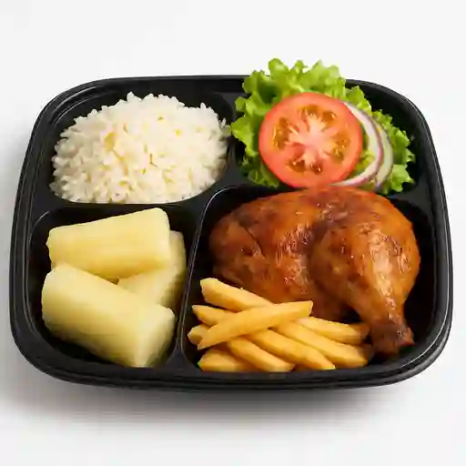 Bandeja con Pollo Asado
