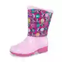 Disney Botas de Lluvia Minnie Zoraida Para Niña Rosa Talla 23