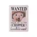 Libreta Tapa Dura Chopper 80 Hojas Serie One Piece Miniso