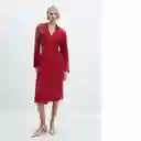 Vestido Maria Rojo Talla 27 Mujer Mango