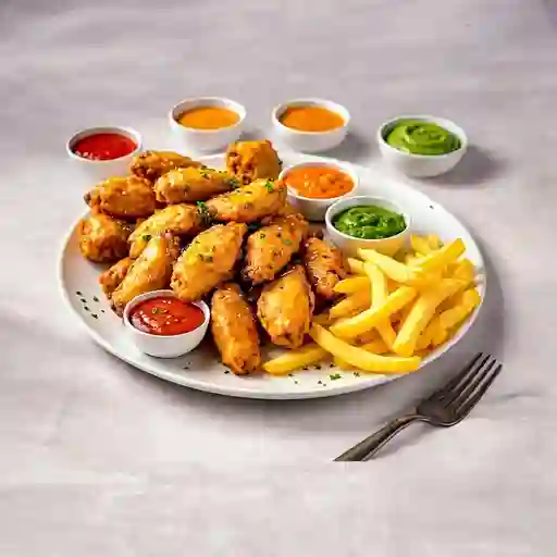 Alitas X80 Piezas (10 Salsas)