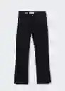 Jeans Sienna Tejano Negro Talla 36 Mujer Mango