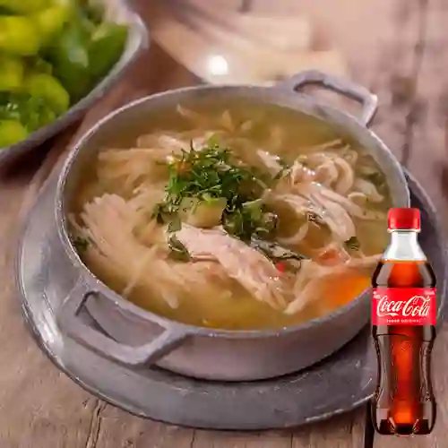 Combo Fideo con Pollo Xl + Coca Cola Original 400 ml