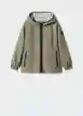 Abrigo Parka Guille Khaki Talla 09 Niños Mango