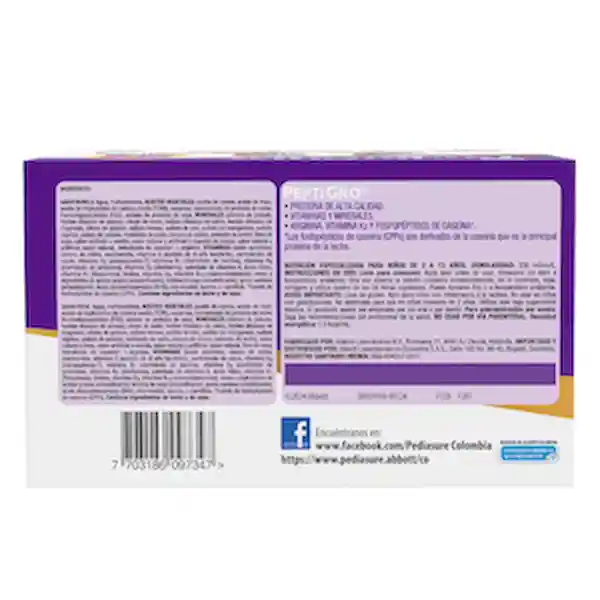Pediasure Suplemento Líquido Multisabor