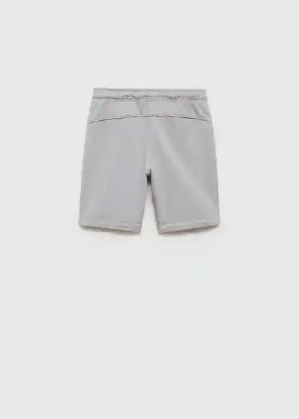 Bermuda Asier6 Gris Talla 12 Niños Mango