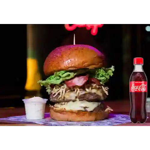 Combo Hamburguesa Carnuda +Cocacola Orig 400ml