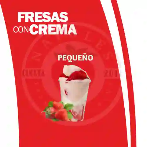 Fresas con Crema Pequeña