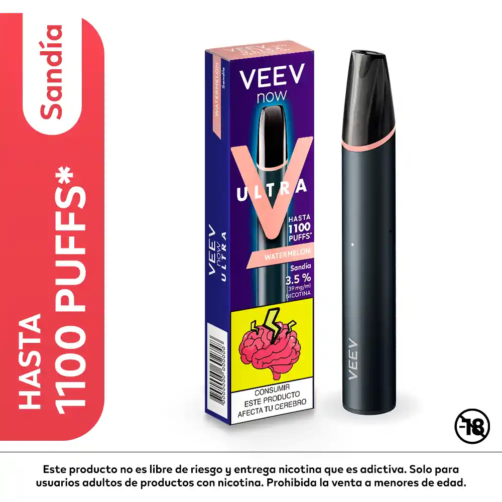 VEEV now ULTRA  Sandía 1100puff