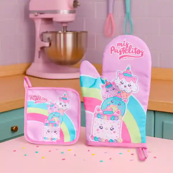 Set de Cocina Unicornio Serie Mis Pastelitos Miniso