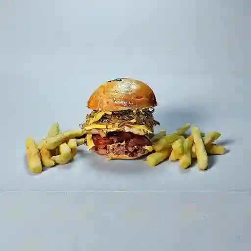 Combo hamburguesa carnívora