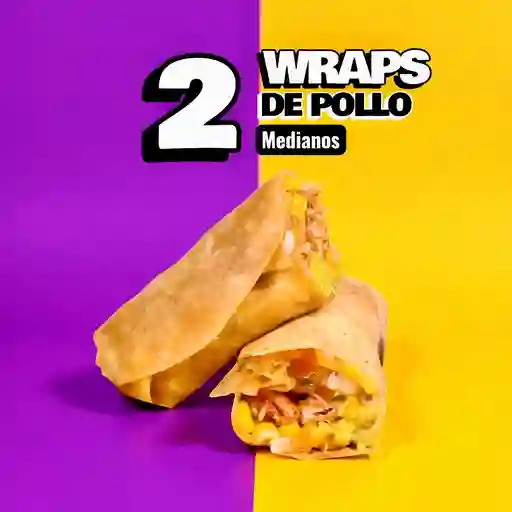 Combo 2 wrap de pollo