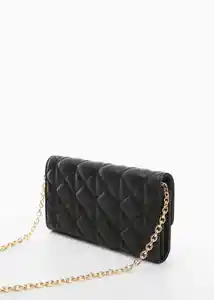 Monedero G Quark Negro Talla 99 Mujer Mango