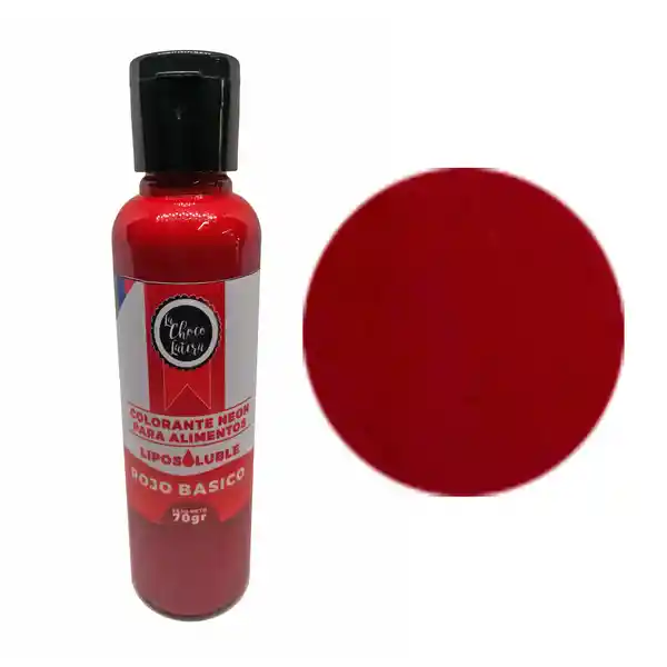 La Chocolatera Colorante Liposoluble Básico Chocolate Rojo 30 Ml