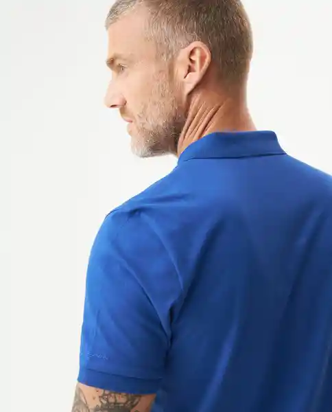 Camiseta Polo Muscle Azul Sodalita Ultraoscuro Talla L Chevignon
