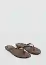 Sandalias Chiqui Negro Talla 36 Mujer Mango