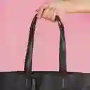 Bolso Clásico Tipo Piel Texturizado Negro Miniso