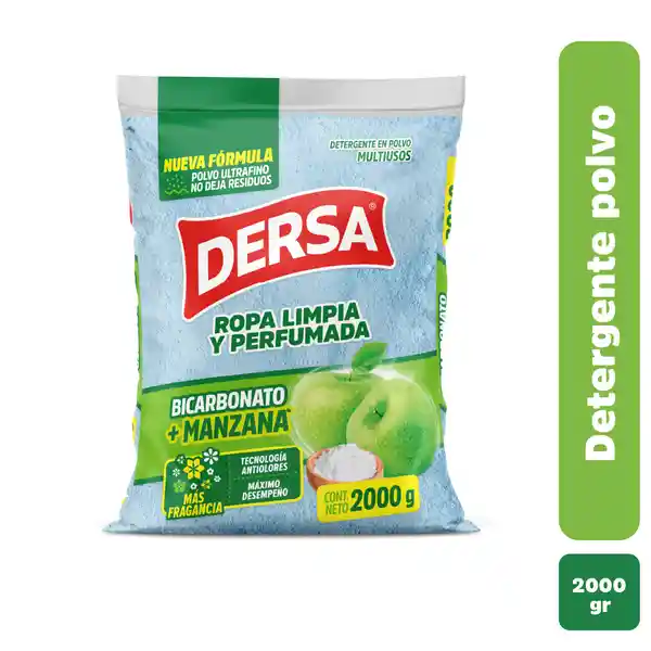 Detergente en Polvo Bicarbonato + Manzana