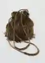 Bolso M Meyes Khaki Talla 99 Mujer Mango
