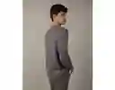 Suéter Tejido Hombre Gris Talla X-Small American Eagle