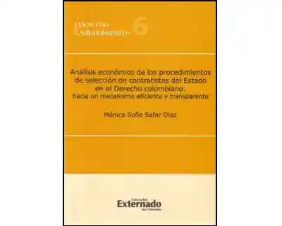 Análisis Económico de Los Procedimientos Selección Contratistas