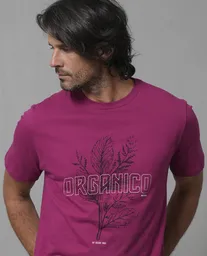 Camiseta Hombre Morado Talla S 109G002_MOR182527 Rifle